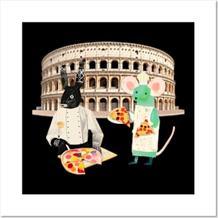 Rome Pizza Italy Posters and Art